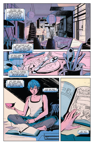 Doctor Mirage admitting to herself that she can no longer see the dead.
